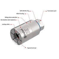 Connecteur rapide GripSeal G60C, filetage externe BSPP BSPT NPT, coupleur de test d'étanchéité pour l'étalonnage des manomètres, test d'étanchéité hydraulique et pneumatique