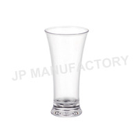 Tasse en plastique transparente à bière et vin en PC résistant aux hautes températures et épaissi de conception classique pour bar KTV Party