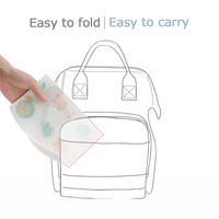 Bavoirs jetables faits sur commande mignons imperméables de bébé pour manger