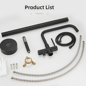 Latón Negro Mate Grifo <span class=keywords><strong>de</strong></span> Bañera <span class=keywords><strong>de</strong></span> Pie con <span class=keywords><strong>Ducha</strong></span> <span class=keywords><strong>de</strong></span> Mano para Baño Juego <span class=keywords><strong>de</strong></span> <span class=keywords><strong>Ducha</strong></span> - Product Image 6