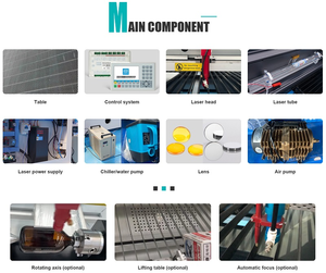 เครื่องตัดเลเซอร์ CO2 1325 ขนาด 1.3*2.5 เมตร สำหรับงานตัด MDF อะคริลิก ไม้ สแตนเลส กำลัง 300 วัตต์ - Product Image 4