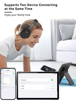 Auriculares Inalámbricos Negros BT80 con Bluetooth, Larga Duración de Batería y Chipset Qualcomm