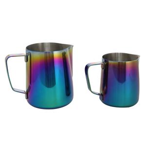 304 in acciaio inossidabile Color arcobaleno brocca per Latte 600 ML Latte Latte Art tazza da caffè macchina macchina per schiumare brocca 600 Ml(20 OZ) - Product Image 2