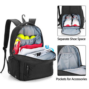 Bolsas de Tenis y Pickleball Personalizadas de Fábrica, de Gran Capacidad, Resistentes al Agua, Portátiles, con Cierre de Cremallera y Diseño para Mujeres y Hombres - Product Image 3