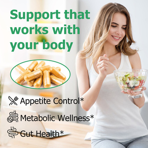 Cápsulas de Apoyo al Control de Peso OEM para Mujeres, Control del Apetito, Bienestar Metabólico, Salud Intestinal, Aumento de Energía - Product Image 6