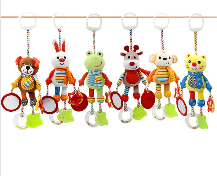 Development Baby Hanging Rattles Toys for 3 6 9 to 12 Months for Boys and Girls Wind Chime Rattles Toys