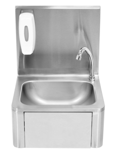 Fregadero de mano para restaurante, lavamanos comercial, de acero inoxidable - Product Image 2