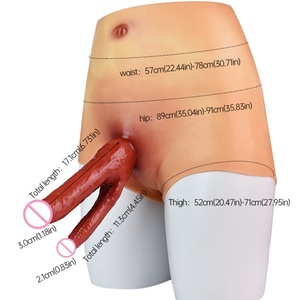 ฟอร์มอวัยวะเพศชายแบบสมจริง FLT-75 แบบแข็งสองชั้น กางเกงในอวัยวะเพศชายแบบยืดหยุ่น ซิลิโคนสำหรับเลสเบี้ยน สุขภาพทางเพศ ของเล่นทางเพศสำหรับผู้ใหญ่ ขายส่ง - Product Image 3