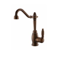 Robinet de cuisine monocommande de style européen, à alimentation directe d'usine, avec cartouche céramique pivotante, installation sous plan.