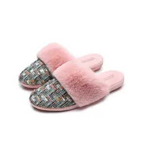 Pantofole invernali morbide pantofole calde antiscivolo per interni pantofole di lusso per camera da letto da donna per donna