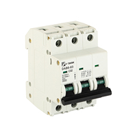 Disjoncteur miniature pour système solaire photovoltaïque 1P DC 32A 63A Matériau PA66 Tension nominale 500Vdc 1000V avec protection LI