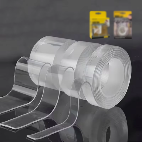 Super Glue Nano Double-Sided Acrylic Adhesive Sticker High Viscosity Clear Waterproof Removable for Home Office Car Outdoor Use