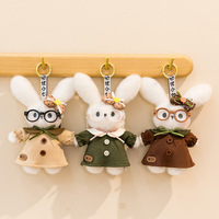 Fabricant B2B de porte-clés en peluche lapin, vente en gros, personnalisation OEM ODM, production en série, prix d'usine, service de réponse rapide