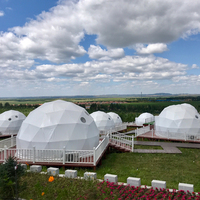 Dômes géodésiques Maison Hôtel Luxe Igloo en PVC Resort Glamping Dome