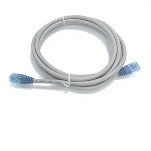 <span class=keywords><strong>Cable</strong></span> de Extensión Telefónica Cat5e de Cobre UTP RJ11 de 2m Gris con Conectores Azul Claro - Product Image 1
