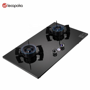 Table de cuisson à gaz encastrable en verre trempé avec allumage à pile, fabriquée en Chine - Product Image 2