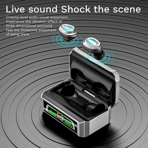 Mais recente GQ01 Verdadeiro Sem Fio Earbud Maior Vida útil da Bateria In-ear RGB Luz TWS <span class=keywords><strong>Gaming</strong></span> Fones De Ouvido Para <span class=keywords><strong>Gaming</strong></span> Sport - Product Image 4