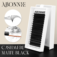 Abonnie Pbt Fiber Eyelash Extensions Supplies Lash Trays Wholesale Cashmere Velvet Lash Extensions Handmade Volume Eyelash Tray