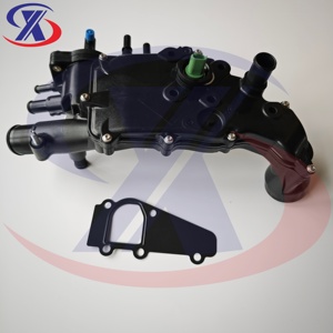 Boîtier <span class=keywords><strong>de</strong></span> thermostat avec joint pour Citroën Berlingo <span class=keywords><strong>C4</strong></span> Peugeot 307 607 Partner 9643211880 1336.S4 1336.W7 1336.R8 9643212480 - Product Image 2