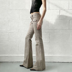 Jeans Acampanados para Mujer, Estilo Vintage Y2K, Pantalones Vaqueros con Bolsillos, Cintura Alta, Estilo Urbano, Casual, de Moda, Pierna Ancha - Product Image 6