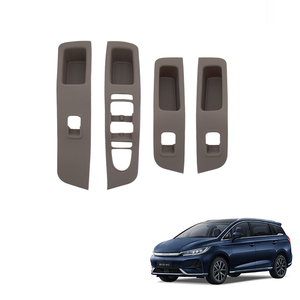 Miếng dán nâng kính cửa tự động cho BYD M6 RHD, phụ kiện Emax7, tấm che công tắc cửa kính bằng gel silica, ốp trang trí nội thất - Product Image 1