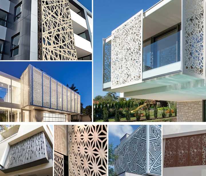 Reilbu Laser Cut Aluminum Railing - Modern Stair, Deck, & Porch ...