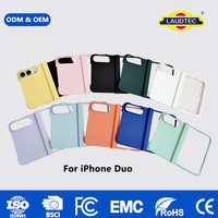 Coque de protection de haute qualité au prix d'usine pour iPhone Duo, antichoc, mate, au toucher doux, vente en gros