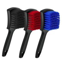 Trend ing Universal Wheel Reifen reinigungs set Rote Borste Zubehör Lang griff PP Rad Felgen reinigungs bürste Wasch handtuch Detail lierung