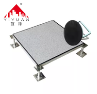 Plancher surélevé entièrement en acier antistatique avec surface en PVC/HPL pour salle informatique IA, centre de données, salles blanches