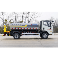 Camion-citerne à eau DONGFENG 4X2 5000L à 2 essieux, camion d'arrosage pour l'assainissement municipal