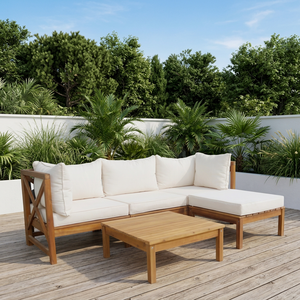 Ensemble de canapé-lit Chesterfield moderne et traditionnel en bois, pour appartement, villa, hôtel, salon extérieur, meubles pliables modulaires - Product Image 2