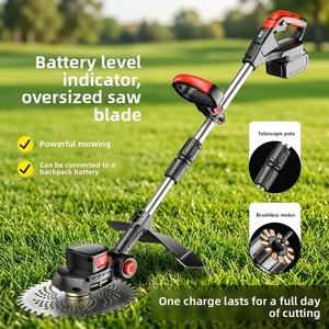 Cortadora de Césped Eléctrica Profesional de 1200W, Portátil y Pequeña, con Batería de Litio Recargable, Duración de 20-90 Minutos, para Uso en Jardín y Hogar - Product Image 3