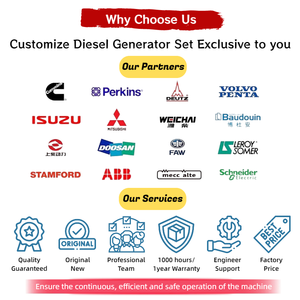 オリジナルエンジン 50kva 80kva 100kva 150kva 250kva 300kva 500kva Cumminsモーター発電機 スタンフォードオルタネーター付き 50hzの価格 - Product Image 6