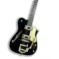 black Semi musical instruments Guitar