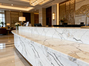 แผ่นควอตซ์ขนาดใหญ่สำหรับเคาน์เตอร์ห้องน้ำและห้องครัว ทนทาน กันน้ำ - Product Image 6