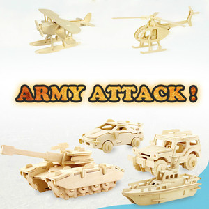 3D Puzzles En Bois bébé voiture jouet véhicule Jeux Éducatifs - Product Image 6