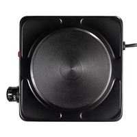 Réchaud électrique portable à température réglable pour camping en plein air, barbecue, cuisinière électrique à double brûleur 5 vitesses