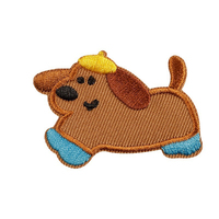 Patchs brodés personnalisés Teckel, motif chiot de dessin animé mignon, thermocollants pour veste en jean, jeans, chapeau, vêtements DIY, vente en gros