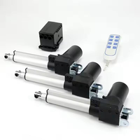 Actionneur linéaire silencieux 6000N IP65, moteur 24VDC, course 50 - 300 mm (personnalisable), adapté aux poubelles de recyclage intelligentes