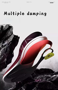 Máy chạy bộ cụ thể carbon Board vòm hỗ trợ thể thao đế hình chữ Y ánh sáng mềm siêu mỏng hấp thụ sốc cao Bounce Giày chèn - Product Image 5