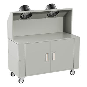 รถเข็นปิ้งย่างบาร์บีคิว Butterfly ขนาด 100x50x130 มม. สแตนเลส พร้อมพัดลมระบายอากาศ ระบบระบายความร้อนด้วยน้ำ สำหรับขายอาหารริมทาง - Product Image 1