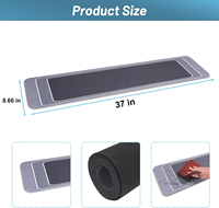 Tapis de protection anti-déversement pour réfrigérateur CC 37'' x 8.66'' en diatomite, tapis de séchage anti-éclaboussures, empêche les fuites d'eau et les dommages au sol