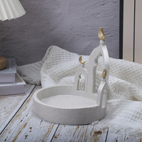 Vente directe usine – Meilleures ventes : Boîte de rangement pour bijoux, design Moyen-Orient, en forme de croissant de lune, tour et château, pour décorations de Ramadan