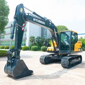 Excavatrice sur chenilles hydraulique Hyundai HX130 13T d'occasion, modèle 2026, moteur Hyundai HX80, godet de 0,32 m, chargeuse-pelleteuse neuve pour travaux de terrassement - Product Image 2