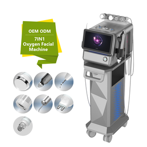 Máquina facial de oxígeno 7 en 1, equipo multifuncional para el cuidado de la piel, para uso en clínicas y salones, enchufe europeo, material plástico - Product Image 1