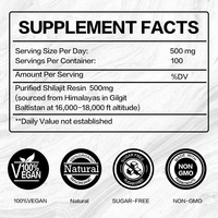 CGMP Factory's Pure Himalayan Shilajit Resin Puro Natures Health Complément alimentaire pour adultes pour femmes enceintes Can-Packaged