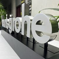 DakeSign Factory Wholesale Custom Front Lit LED Stainless Steel Acrylic Sign IP65 Waterproof Commercial Direction Signboard