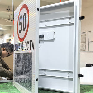 Señalización Profesional <span class=keywords><strong>de</strong></span> Velocidad con Radar Solar <span class=keywords><strong>de</strong></span> 24 GHz para Seguridad Vial en Carreteras, Tablero <span class=keywords><strong>de</strong></span> Visualización <span class=keywords><strong>de</strong></span> Velocidad con Radar <span class=keywords><strong>de</strong></span> Tráfico - Product Image 5