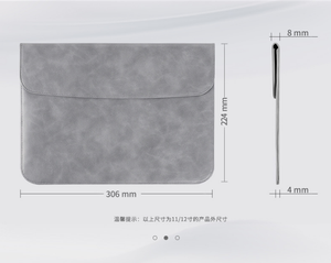 Custodia con Chiusura Magnetica per Apple <span class=keywords><strong>MacBook</strong></span> <span class=keywords><strong>Air</strong></span> <span class=keywords><strong>13</strong></span> pollici e Huawei/Lenovo 14 pollici, in Pelle - Product Image 5