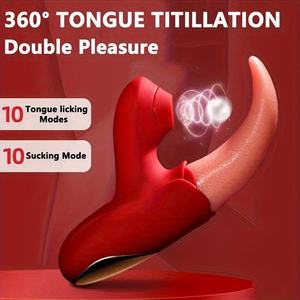 Oval Şekilli Erotik Oyuncak Mastürbatör Erkek Dil Yalama Vibratörü Emiş Simülasyon Fonksiyonlu OEM Marka - Product Image 1